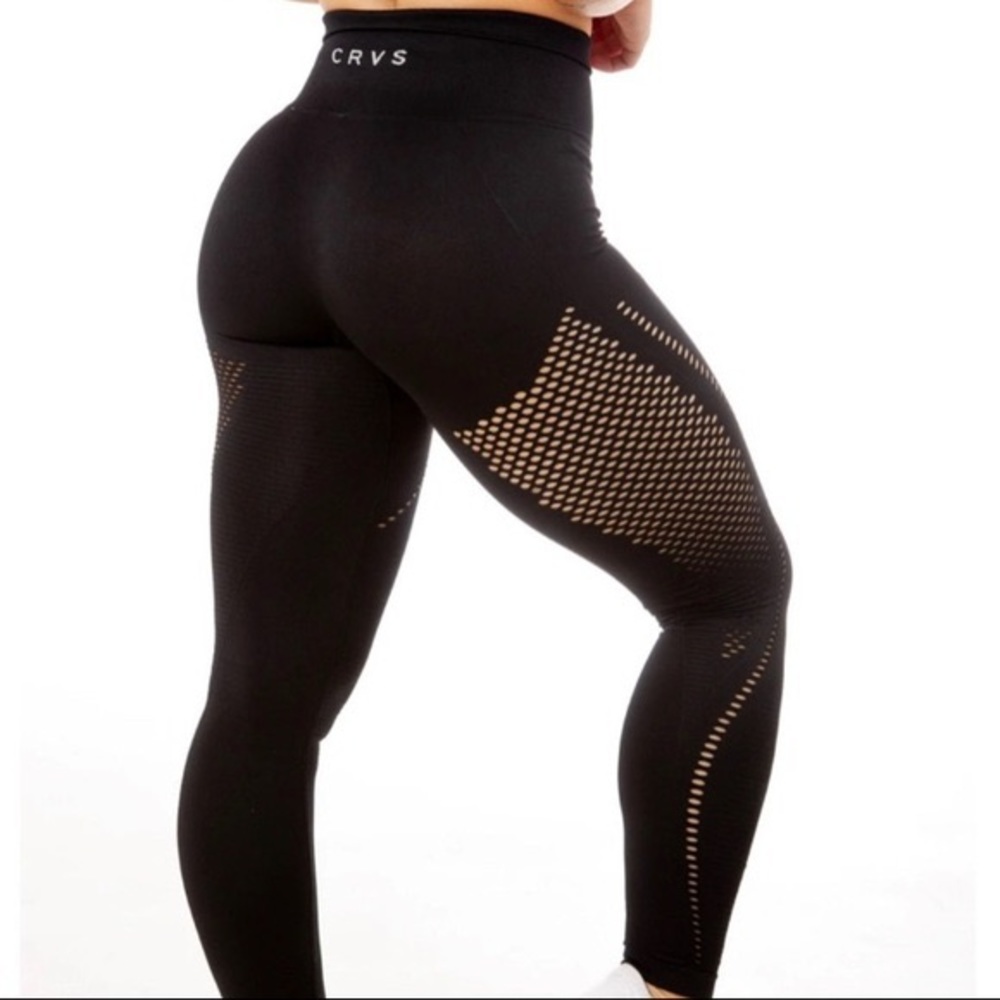 CRVS Seamless No Scrunch Black Leggings